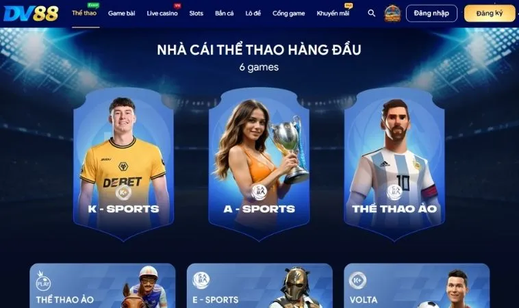 DV88 hợp tác với nhiều nhà cái thể thao hàng đầu