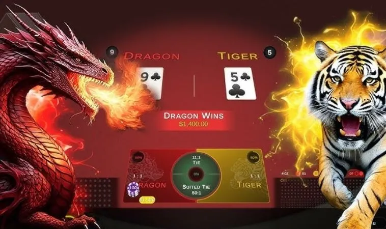 Khám Phá Trò Chơi Dragon Tiger Tại DV88: Đỉnh Cao Giải Trí Cá Cược 2 Các cửa cược trong game Dragon Tiger tại DV88