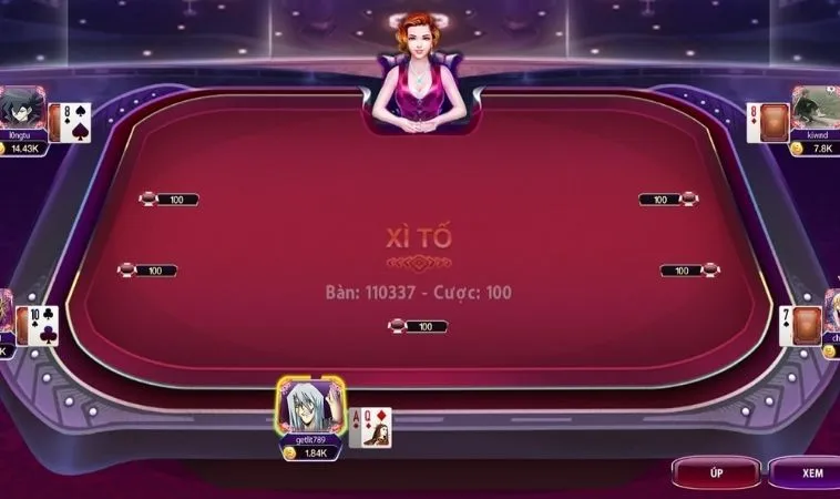 Trò Chơi Xì Tố Tại DV88 Gây Sốt Với Sức Hút Đặc Biệt 2 Bàn chơi Xì Tố tại DV88